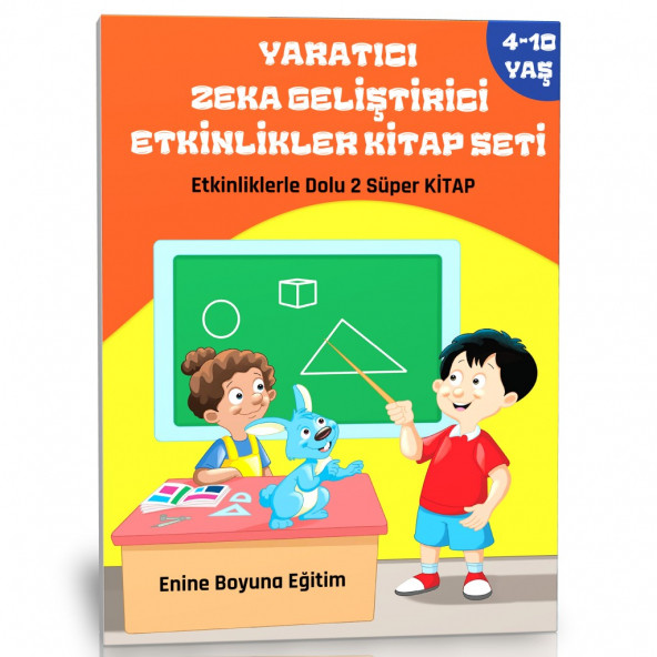 Yaratıcı Zeka Geliştirici Etkinlikler Kitap Seti 4-10 Yaş ürün görseli 1
