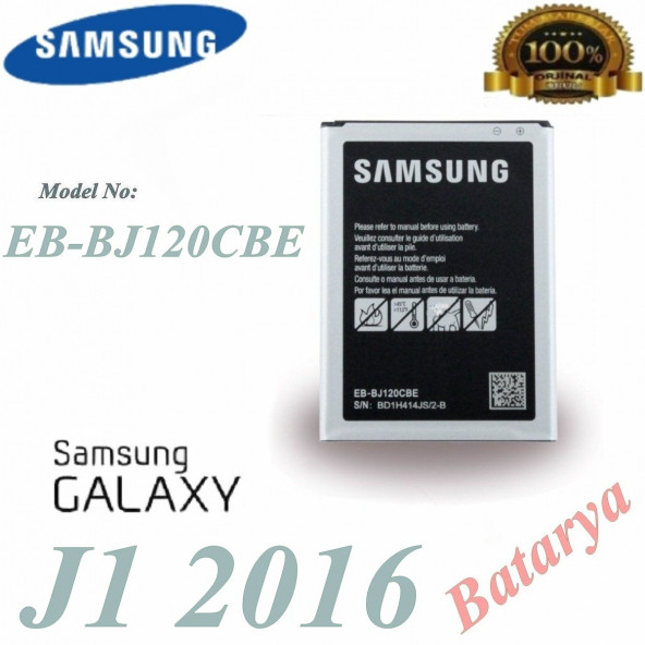 Samsung Galaxy J1 2016 J120 Eb-Bj120Cbe Servis Ürünü ürün görseli 1