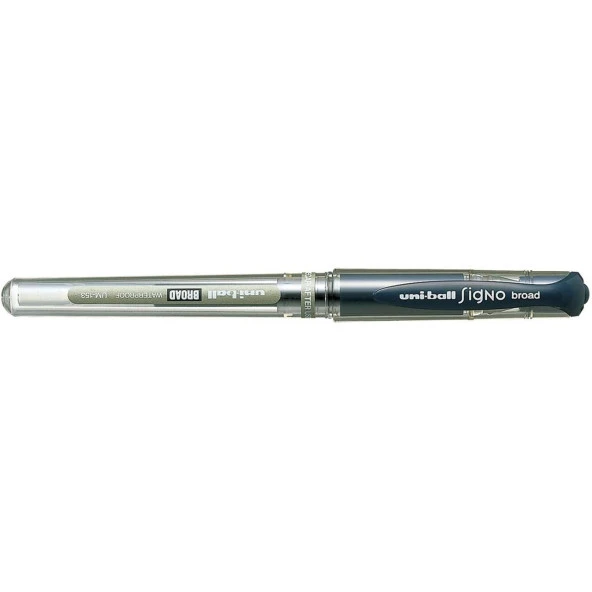 Uni-Ball Roller Kalem Signo Broad Jel Bilye Uç İmza Kalemi 1.0 MM Mavi Siyah (12 Li Paket) ürün görseli 1