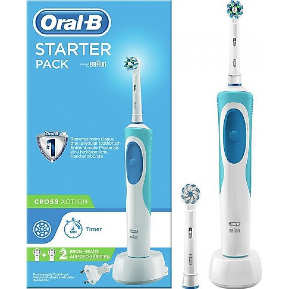 Oral-B Starter Pack Cross Action Elektrikli Diş Fırçası Ve Yedek Başlık ürün görseli 1
