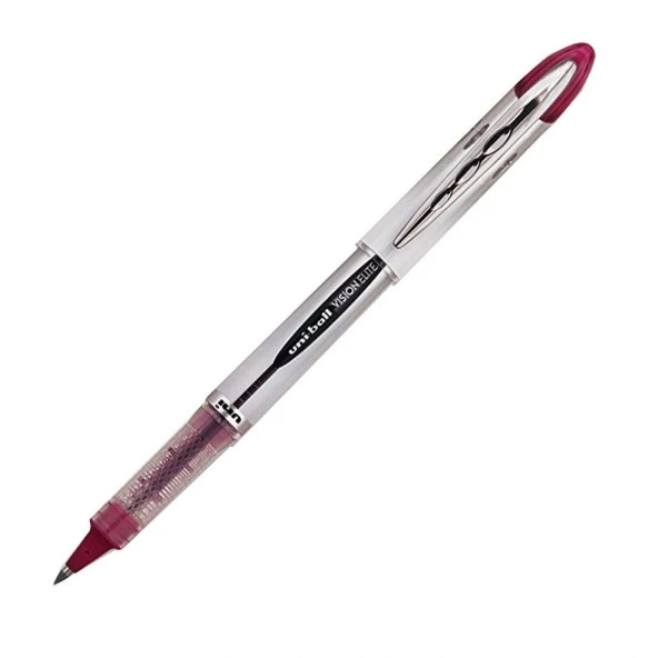 Uni-Ball Roller Kalem Vision Elite Bilye Uç 0.8 MM Bordo (12 Li Paket) ürün görseli 1