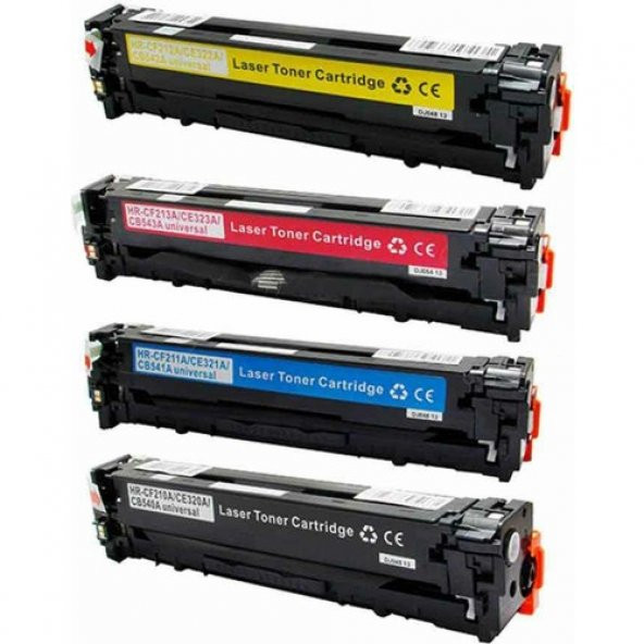 Eko Kartuş Canon I-Sensys LBP-7100 (CB540-CB541-CB542-CB543) Set Muadil Toner ürün görseli 1