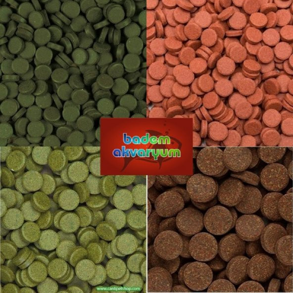 Tropical Tablet Yem Paketi 5 Çeşit Tropical Tablet Yem 250 Adet ürün görseli 1
