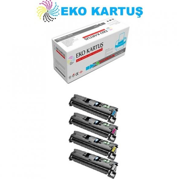 Eko Kartuş Hp Color Laserjet 2840 (Q3960A-Q3661A-Q3662A-Q3663A) Muadil Toner ürün görseli 1