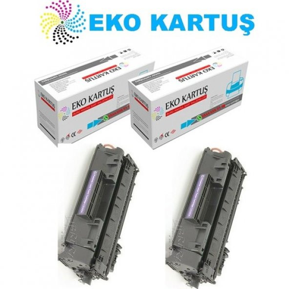 Eko Kartuş Canon I-Sensys LBP-253X CRG-719 ) Ekonomik Avantajlı 2’li Paket Muadi Toner ürün görseli 1