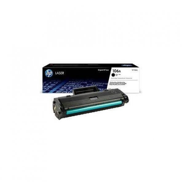Hp W1106A (106A) Siyah Orjinal Toner Laserjet ürün görseli 1