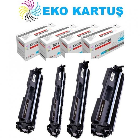 Eko Kartuş Hp Laserjet Pro Mfp M130FW Hp CF217A(17A) Ekonomik Avantajlı 4’lü Paket Toner, ürün görseli 1