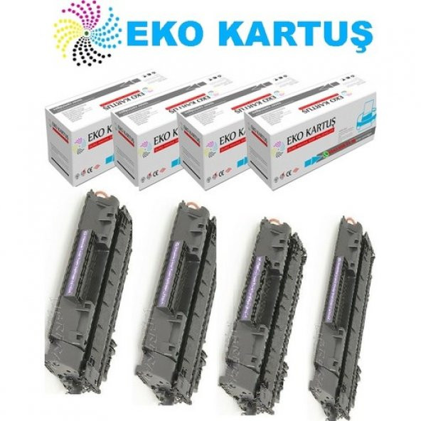 Eko Kartuş Hp CB366A (49A) Ekonomik Avantajlı 4’lü Paket Muadil Toner ürün görseli 1