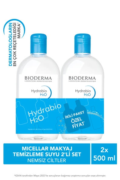 Bioderma Hydrabio H2O 500 ml İkili Set - Resim 4