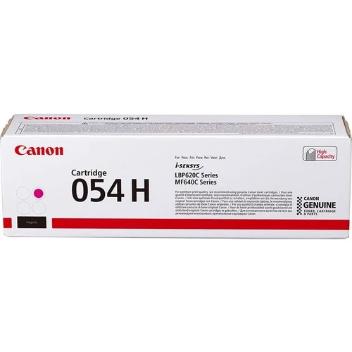 Canon CRG 054 H M Yüksek Kapasitel Orijinal Magenta Toner ürün görseli 1