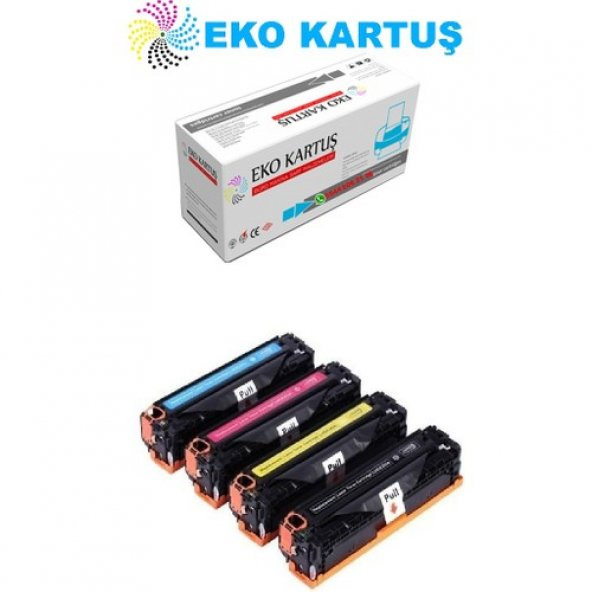 Eko Kartuş Hp CE864A (CC530A-CC531A-CC532A-CC533A) Set Yazıcı Kodu Muadil Toner ürün görseli 1