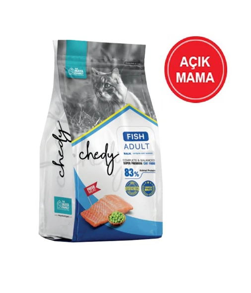 Chedy Somonlu Yetişkin Kedi Maması 1 Kg AÇIK ürün görseli 1