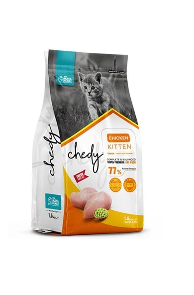 Chedy Kitten Tavuklu Yavru Kedi Maması 1,5 Kg ürün görseli 1