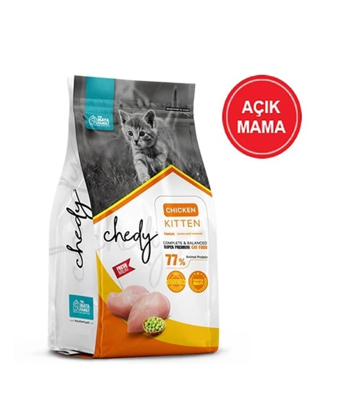 Chedy Kitten Tavuklu Yavru Kedi Maması 1 Kg AÇIK ürün görseli 1