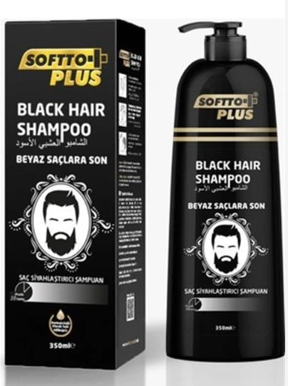 Softto Plus Saç Siyahlaştırıcı Şampuan 350 ml ürün görseli 1