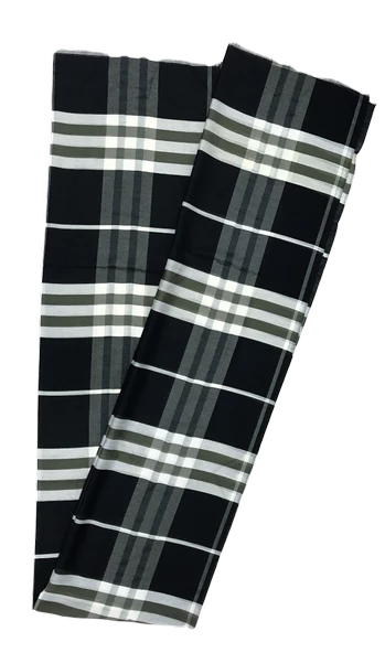 Burberry Ekose Desen %80 Yün , %20 Ipek,siyah Beyaz Kareli Şal 70x250 Cm Exaggerated Check ürün görseli 1