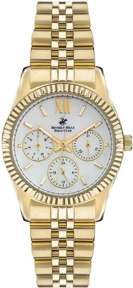 BEVERLY HILLS POLO CLUB BP3169C.120 ALTIN BAYAN KOL SAATİ ürün görseli 1