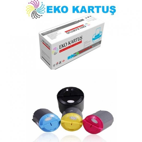 Eko Kartuş Xerox Phaser 6110VN 6110 (106R01203-04-05-06) Set Muadil Toner ürün görseli 1