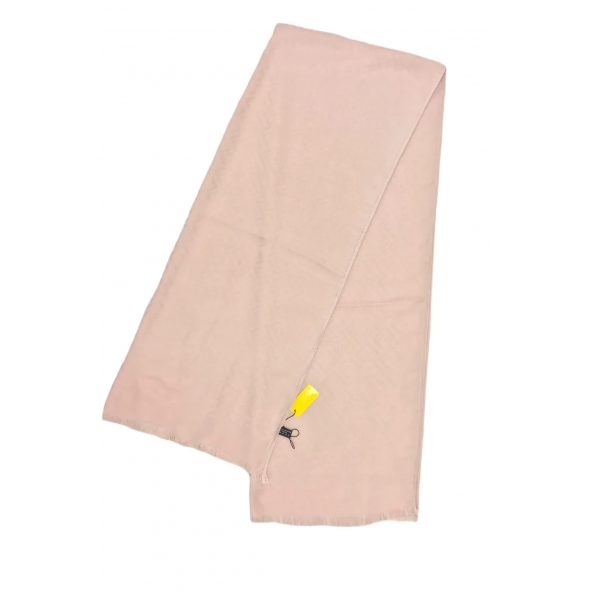 Pembe Desenli Mevsimlik 180x70cm %65 Yün,%35 Kaşmir Şal ürün görseli 1