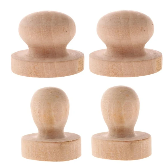 Ahşap Yuvarlak Mühür 38mm - Resim 2