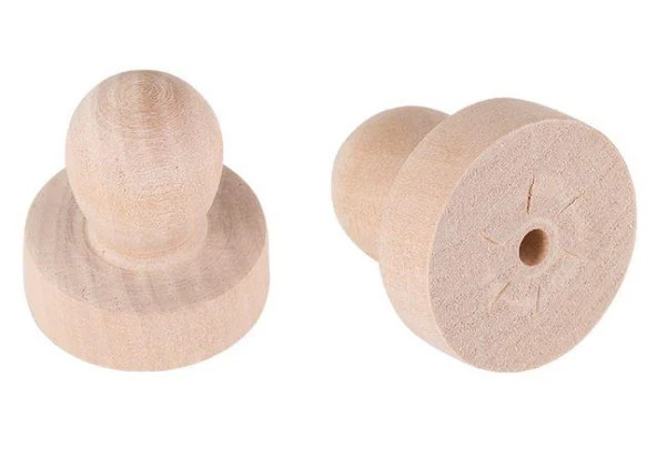 Ahşap Yuvarlak Mühür 38mm - Resim 8