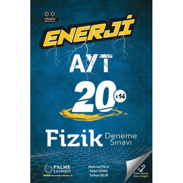 Palme Yayınevi AYT Fizik Enerji 20 Deneme Sınavı ürün görseli 1