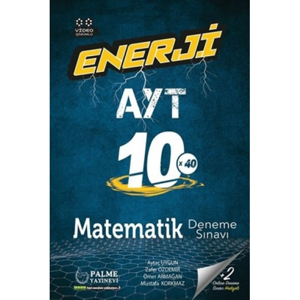 Palme Yayınevi AYT Matematik Enerji 10 Deneme Sınavı ürün görseli 1