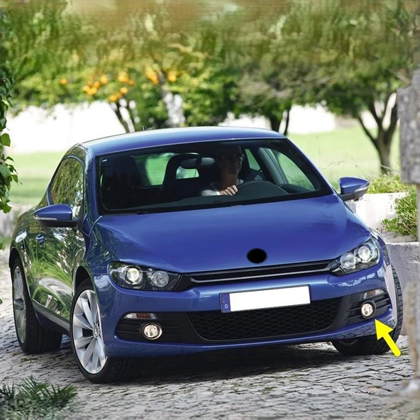 VW Scirocco 2009-2014 Sol Sis Farı Çerçevesi Izgarası 1K8853665B ürün görseli 1