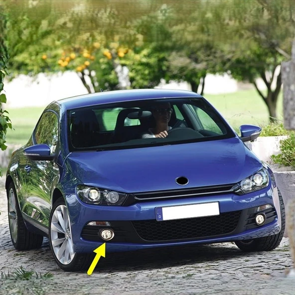 VW Scirocco 2009-2014 Sağ Sis Farı Çerçevesi Izgarası 1K8853666B ürün görseli 1