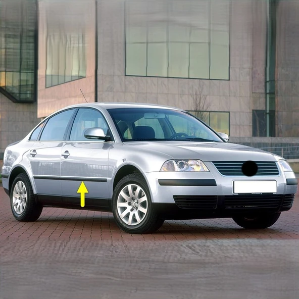 VW Passat B5.5 2001-2005 Sağ Ön Kapı Çıtası Siyah Plastik 3B0853516 ürün görseli 1