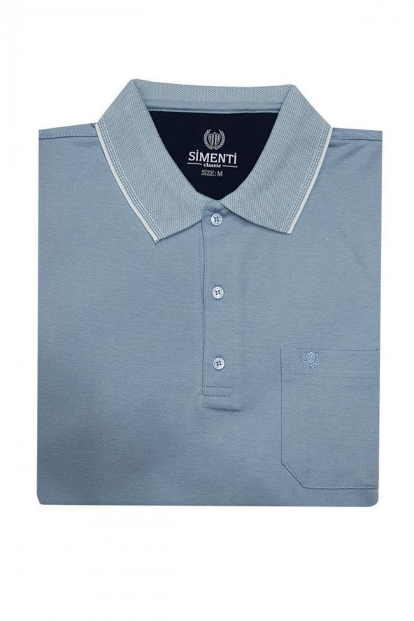 Yakalı Klasik Fit Kısa Kol Erkek Tişört-5303 ürün görseli 1