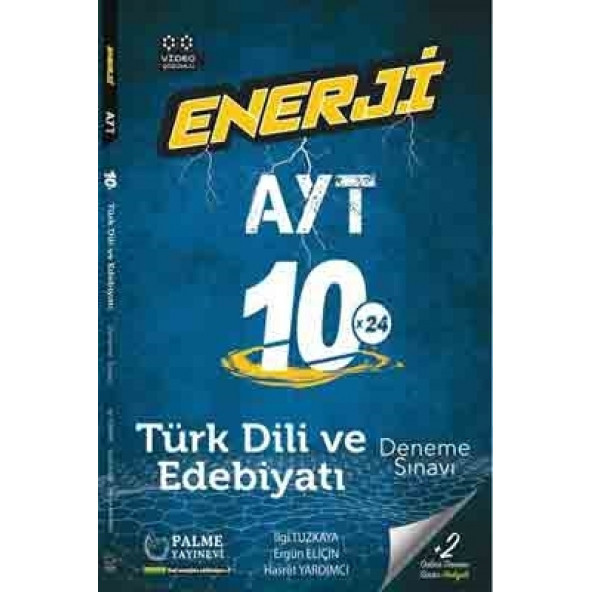 Palme Yayınevi 2022 AYT Türk Dili ve Edebiyatı Enerji 10x24 Deneme Sınavı ürün görseli 1