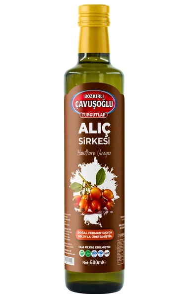 Bozkırlı Çavuşoğlu Alıç Sirkesi Doğal Fermantasyon 500 ml ürün görseli 1