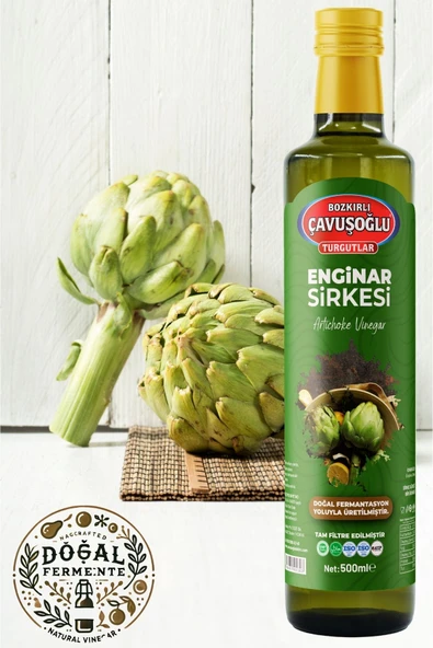 Bozkırlı Çavuşoğlu Enginar Sirkesi 500 ml - Resim 2