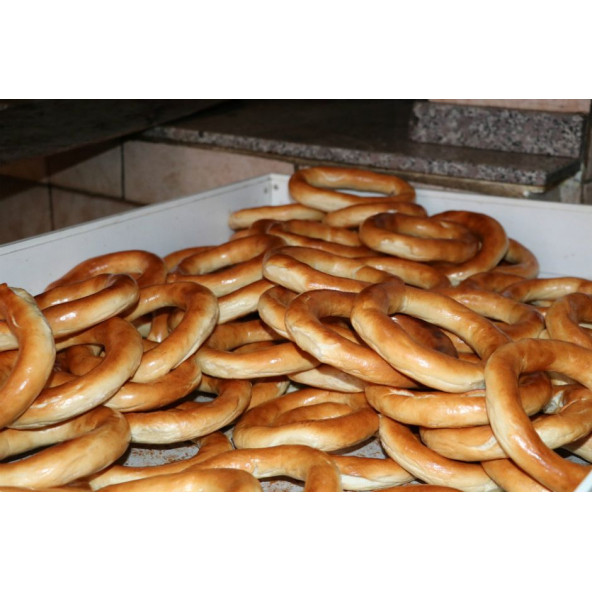 simit susamsız KEL simit meşhur lezzet 10 adet ürün görseli 1