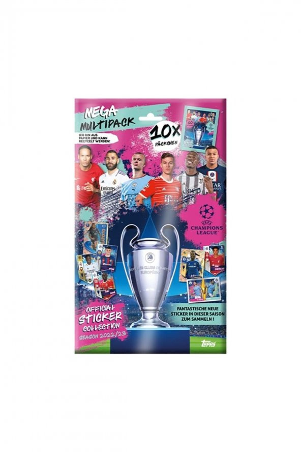 Uefa Şampiyonlar Ligi 22-23 Sezonu Stickerları - Mega Multi Paket ürün görseli 1