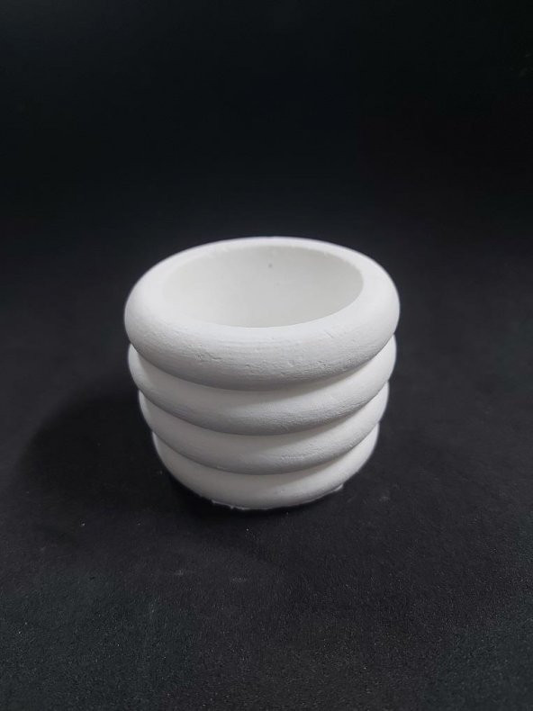 Halka Silindir Saksı 7,5x5,8cm ürün görseli 1