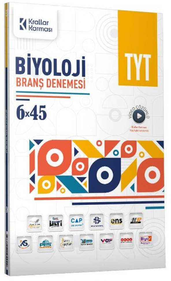 TYT Biyoloji 6 x 45 Branş Deneme Krallar Karması ürün görseli 1