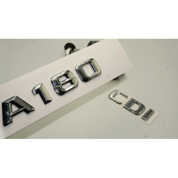 Benz A 180 CDi Bagaj Krom Metal 3M 3D Yazı Logo ürün görseli 1