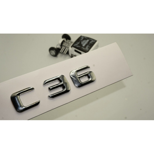 Benz C36 Bagaj Krom Metal 3M 3D Yazı Logo ürün görseli 1