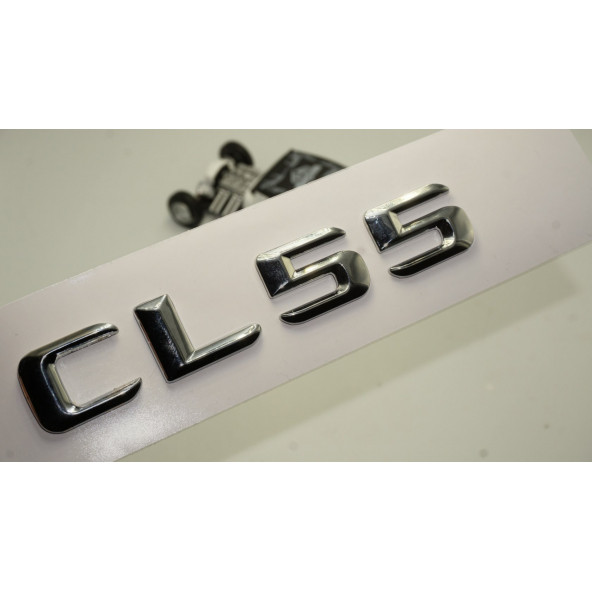 Benz CL55 Bagaj Krom Metal 3M 3D Yazı Logo ürün görseli 1