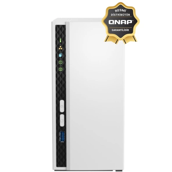 QNAP TS-233 2 YUVALI 2GB DEPOLAMA ÜNİTESİ (Resmi Distribütör Garantili) ürün görseli 1
