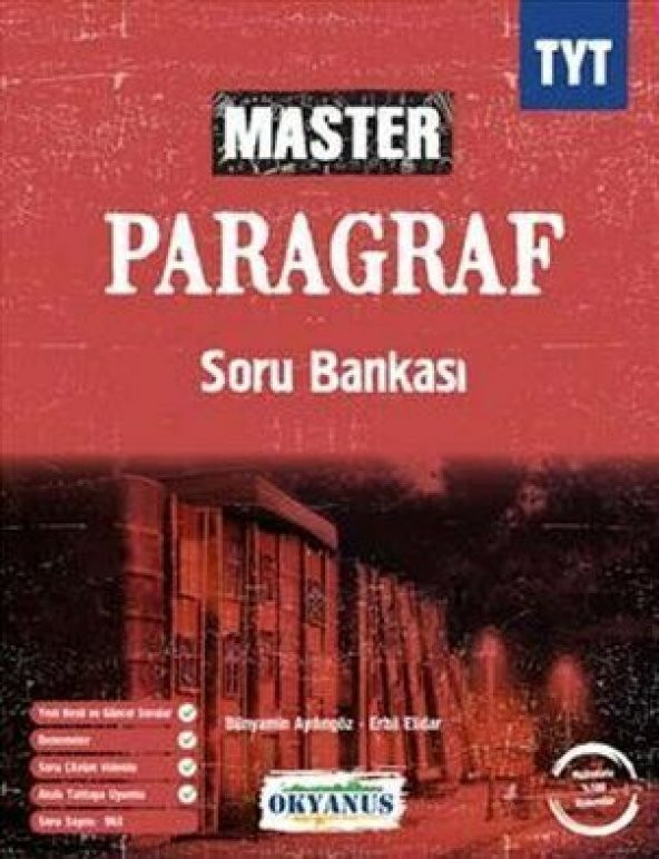 Okyanus Yayınları TYT Master Paragraf Soru Bankası ürün görseli 1