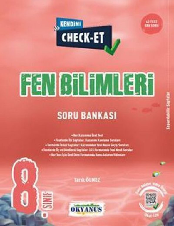 Okyanus 8. Sınıf Fen Bilimleri Kendini Check Et Soru Bankası ürün görseli 1