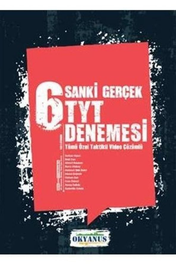 Okyanus Yayınları TYT 6 Sanki Gerçek Denemesi ürün görseli 1