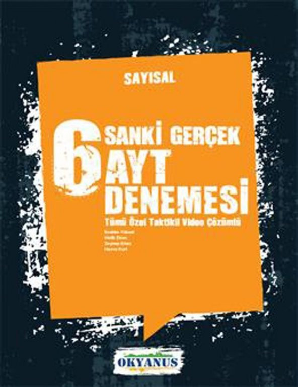 Okyanus Yayınları AYT Sayısal 6 lı Denemesi ürün görseli 1