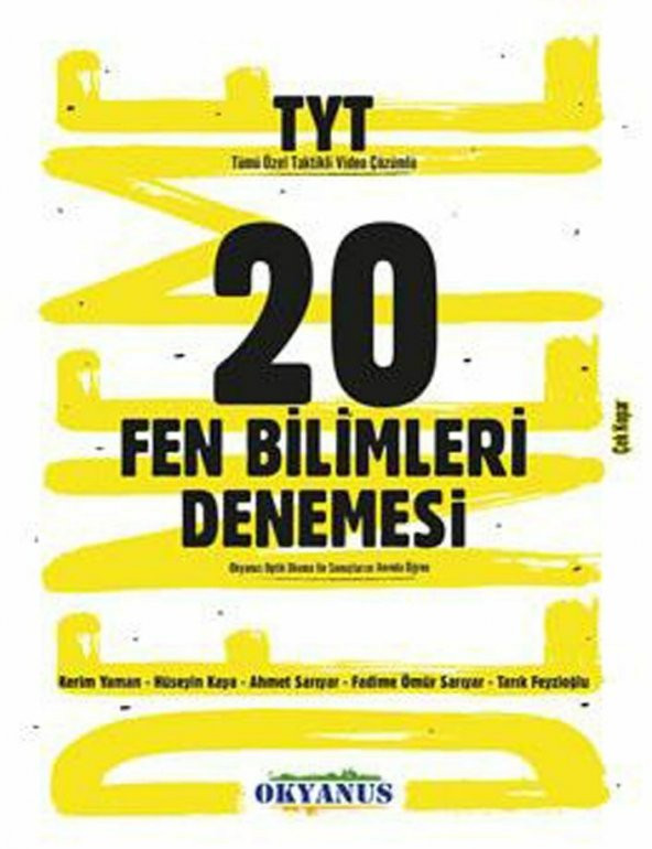 Okyanus Yayınları TYT Fen Bilimleri 20 Denemesi ürün görseli 1