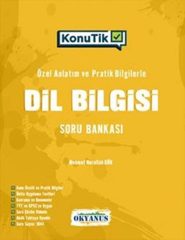Okyanus Yayınları TYT KonuTik Dil Bilgisi Soru Bankası ürün görseli 1