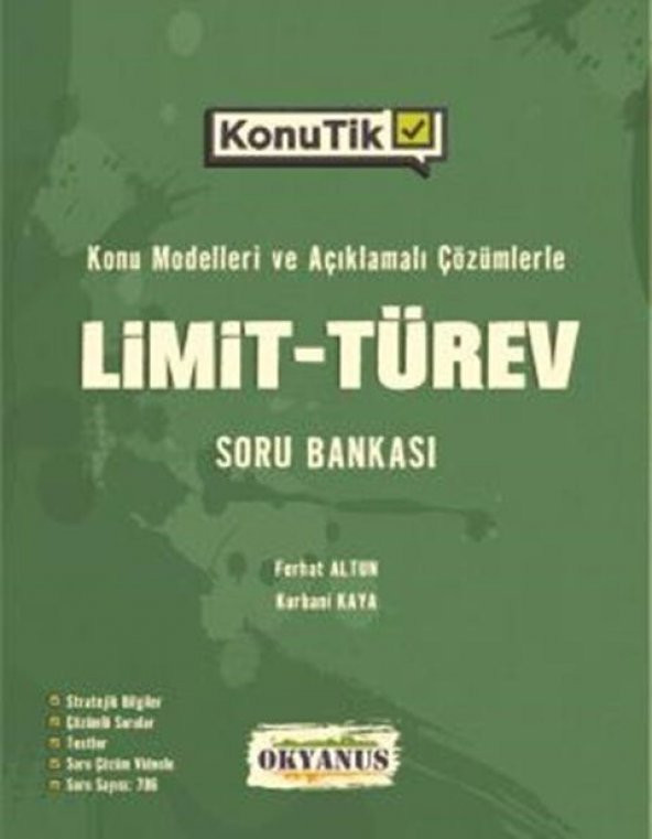 Okyanus Yayınları AYT KonuTik Limit Türev Soru Bankası ürün görseli 1