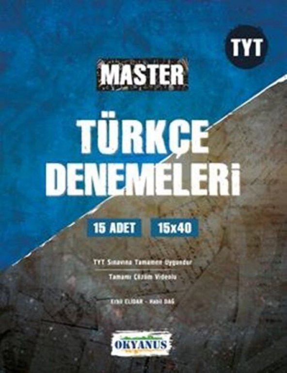 Okyanus Yayınları TYT Master 15 Türkçe Denemeleri ürün görseli 1